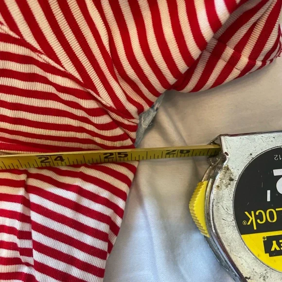 Victoria’s Secret NWOT short sleeve pjs set size XX-Large, red and white stripes - Picture 14 of 15